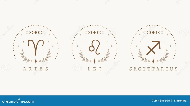 Fire Signs: Aries, Leo, Sagittarius