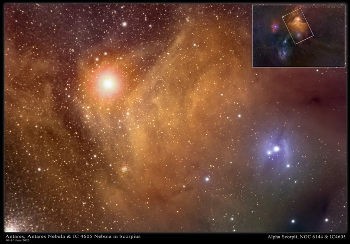 Nebulae And Clusters In Scorpius